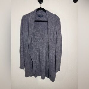Barefoot Dreams Cozychic Lite Cardigan Style 452 Blue Gray